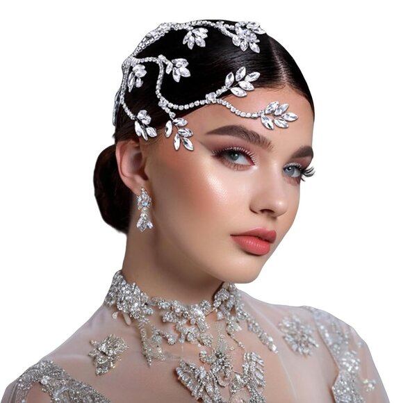Accessories - Wedding Headband Rhinestone Bridal Hair Accessories for Women Bridesmaids